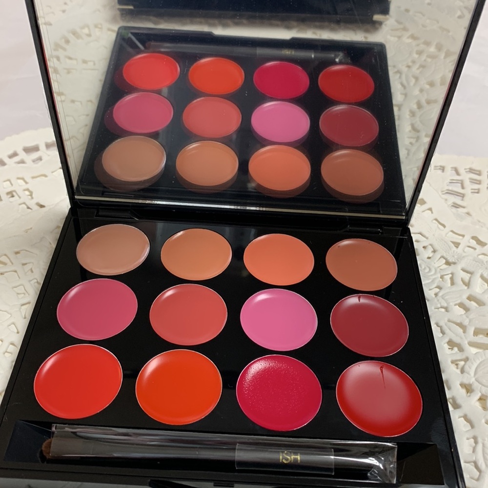 ISH lip statement palette NIB 12 Beautiful Shades Pinks, Reds, Tans. - Picture 13 of 13